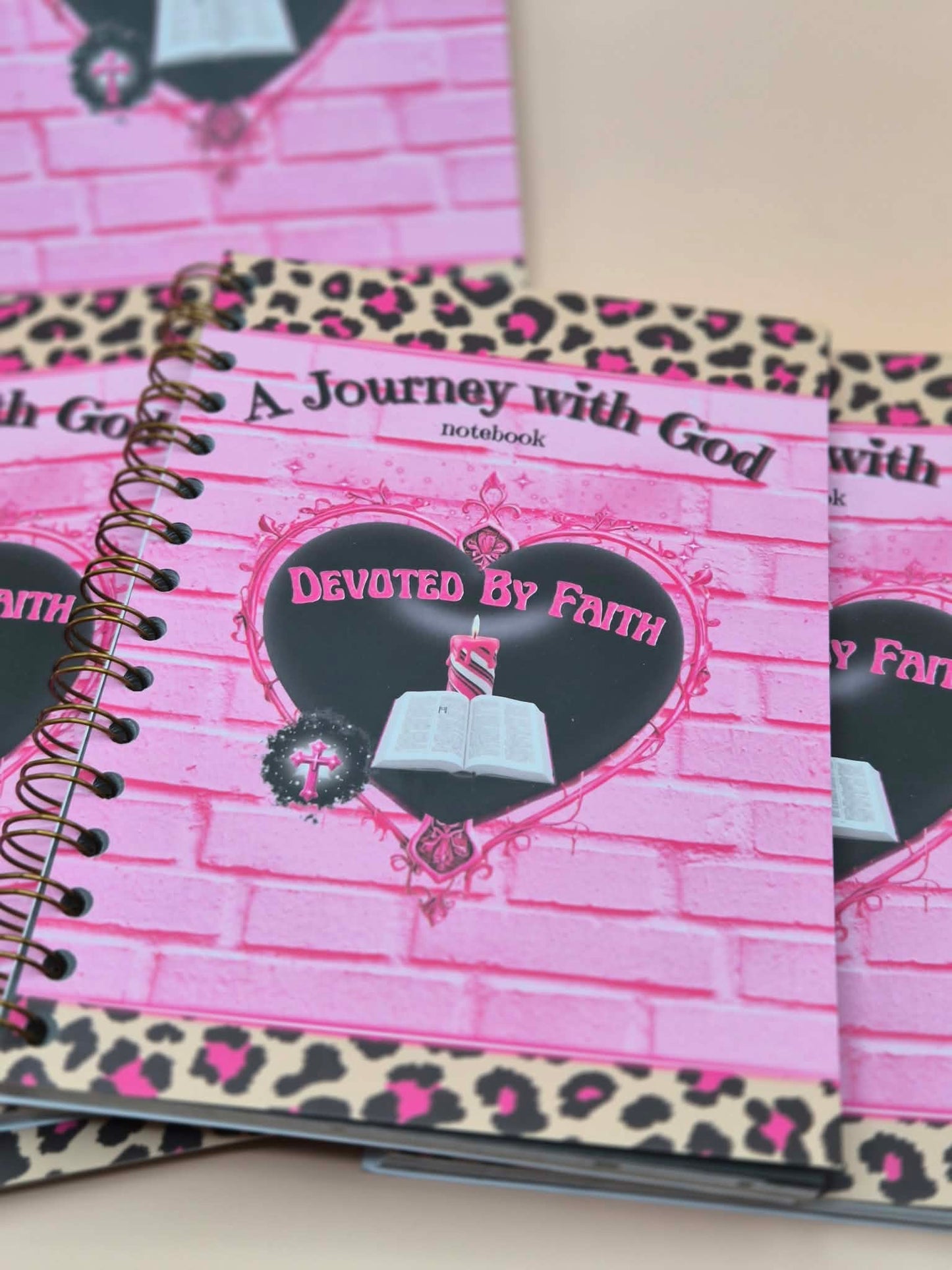 A JOURNEY WITH GOD NOTEBOOK & INK PEN (5.8 X 8.3)