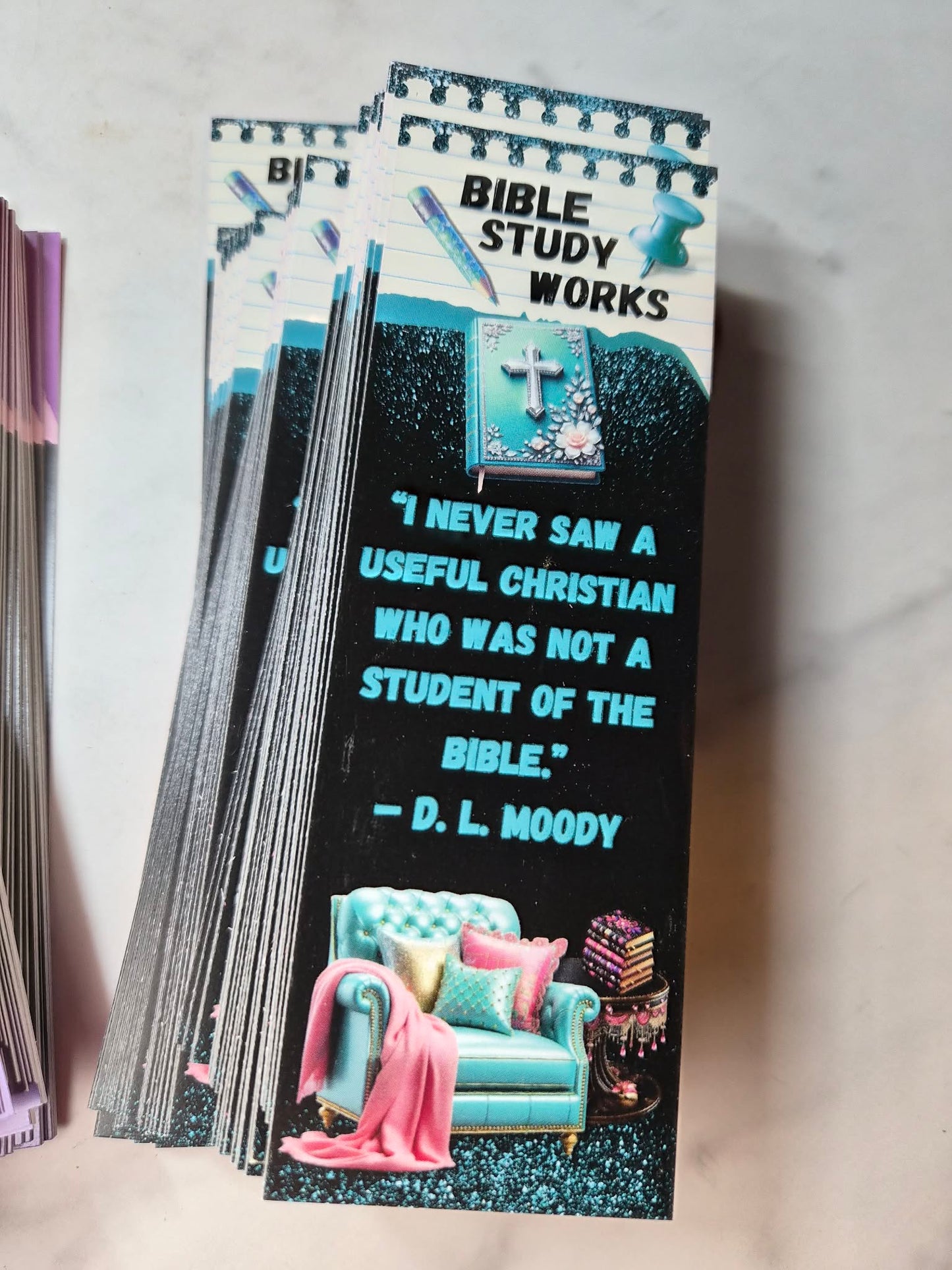 BOOK MARKER SETS (SIZE 2X6) LAMINATED