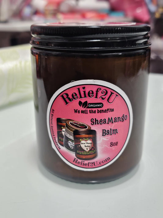 SHEAMANGO BALM (ORGANIC) 8oz & 16oz Glass Jars