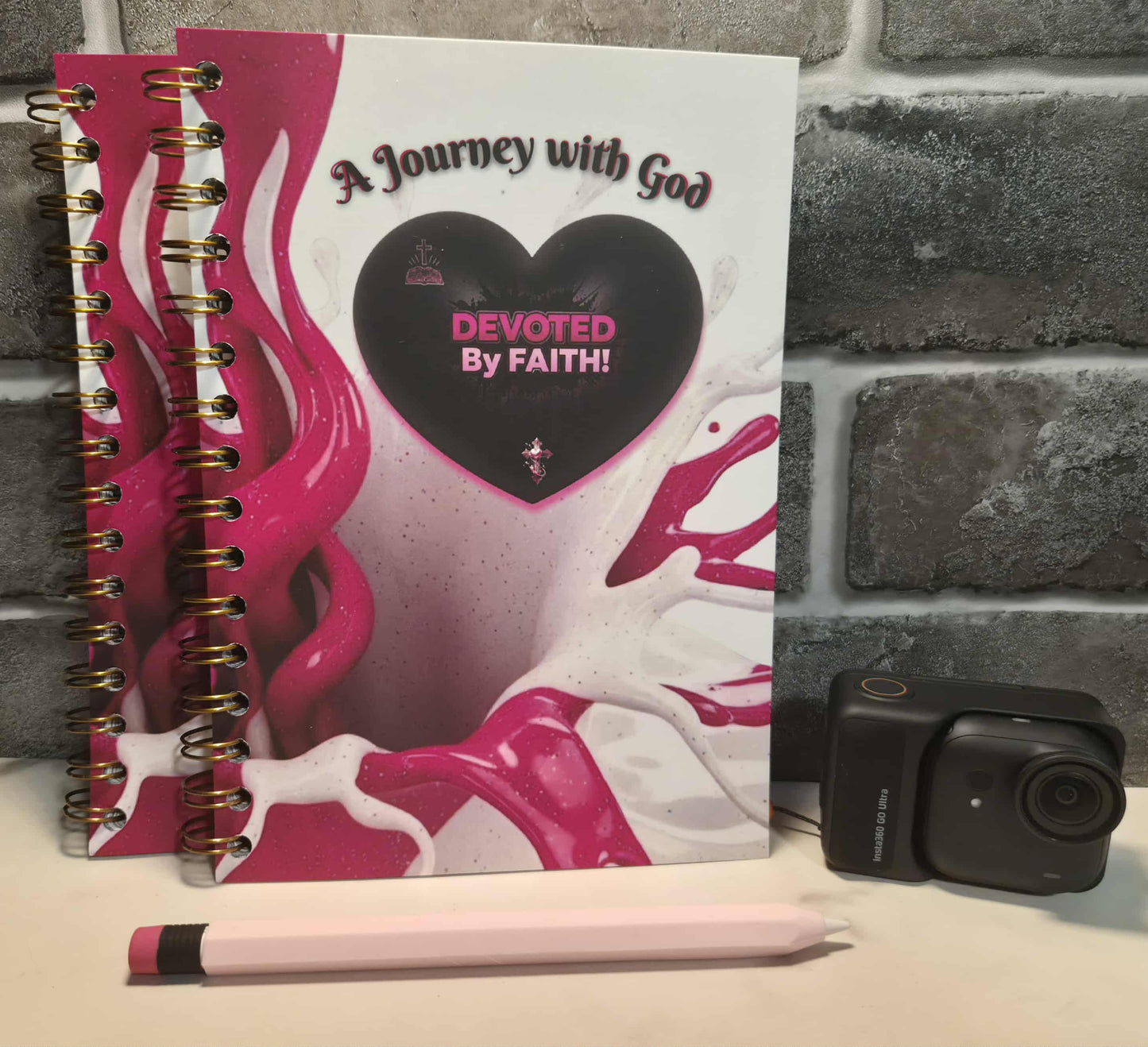 DEVOTED BY FAITH NOTEBOOK (5.8 X 8.3)