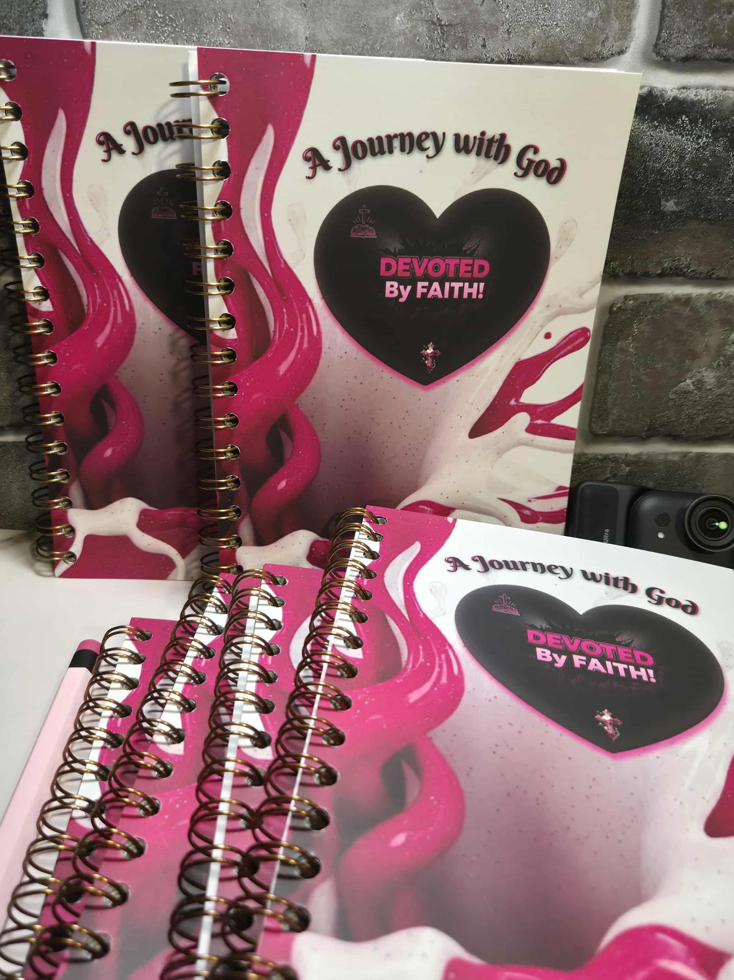 DEVOTED BY FAITH NOTEBOOK (5.8 X 8.3)