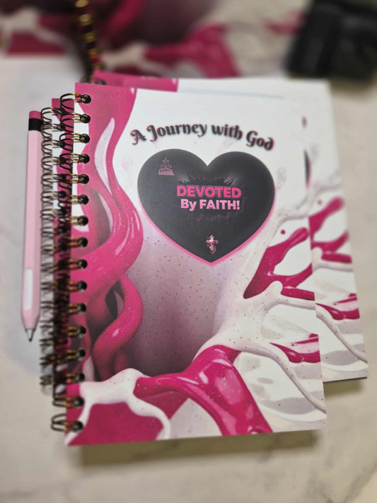 DEVOTED BY FAITH NOTEBOOK (5.8 X 8.3)