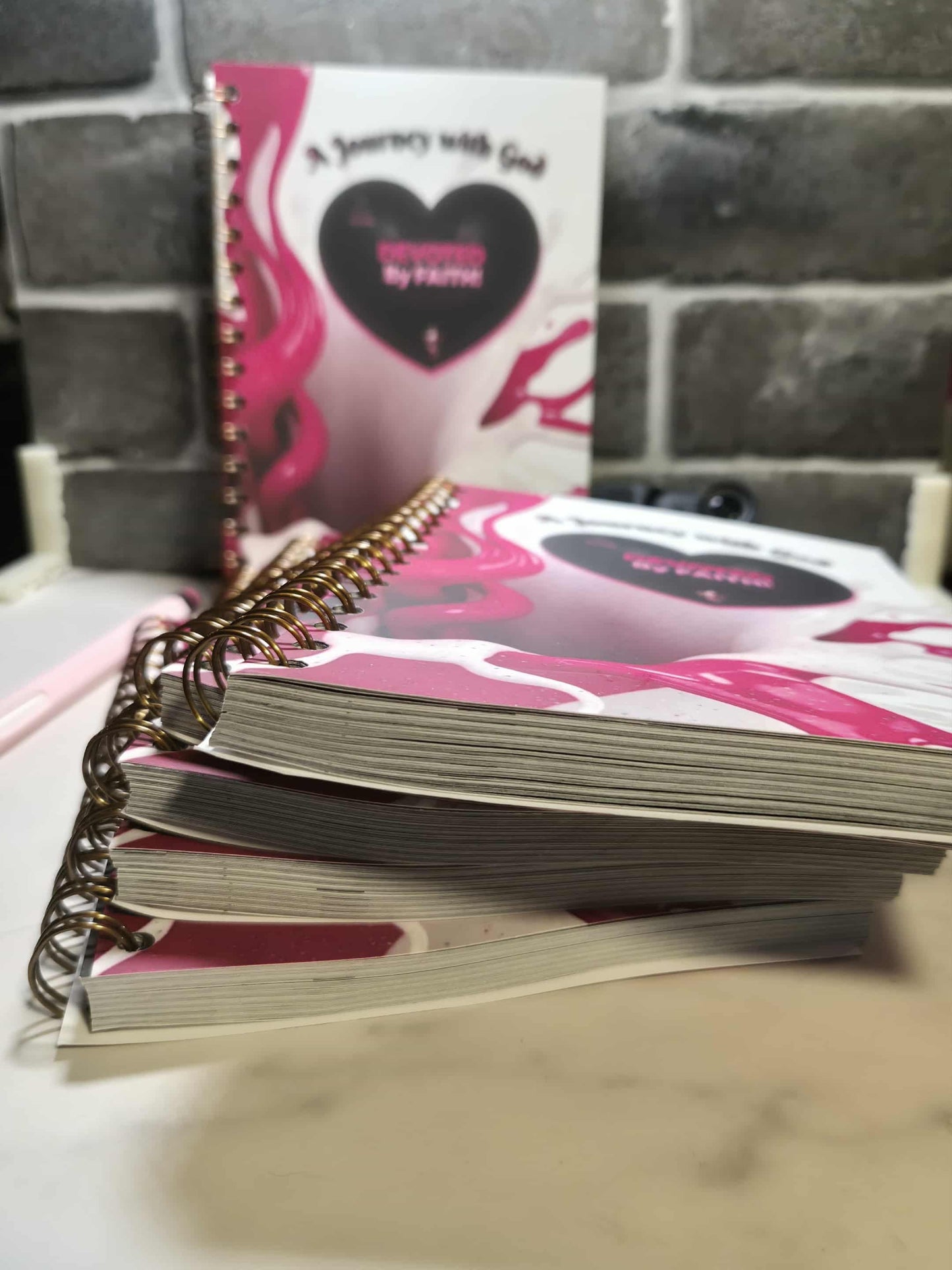 DEVOTED BY FAITH NOTEBOOK (5.8 X 8.3)