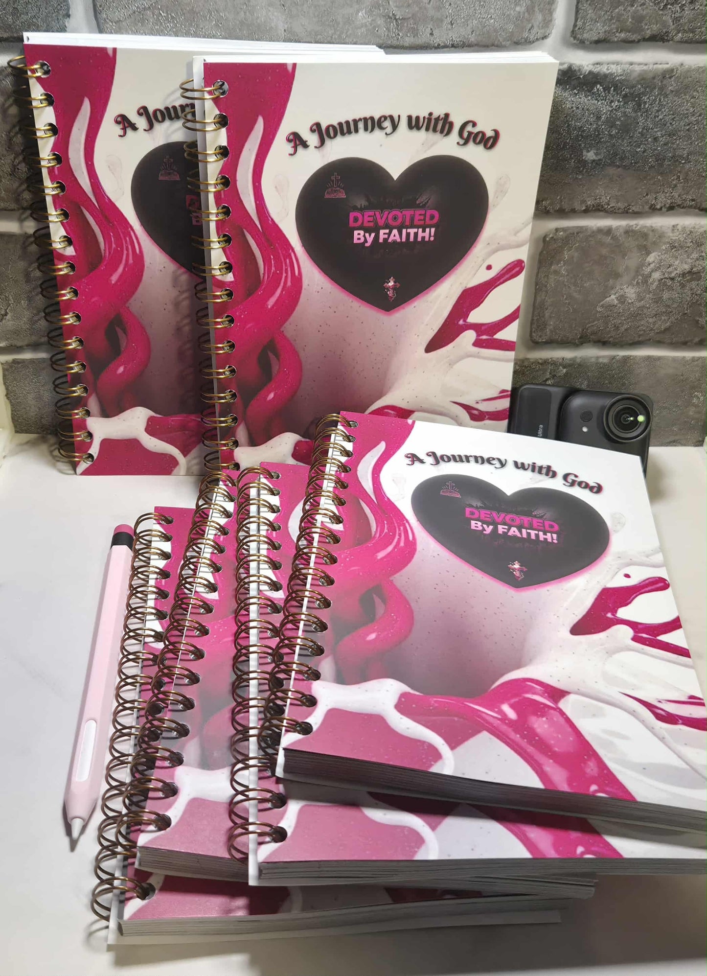 DEVOTED BY FAITH NOTEBOOK (5.8 X 8.3)