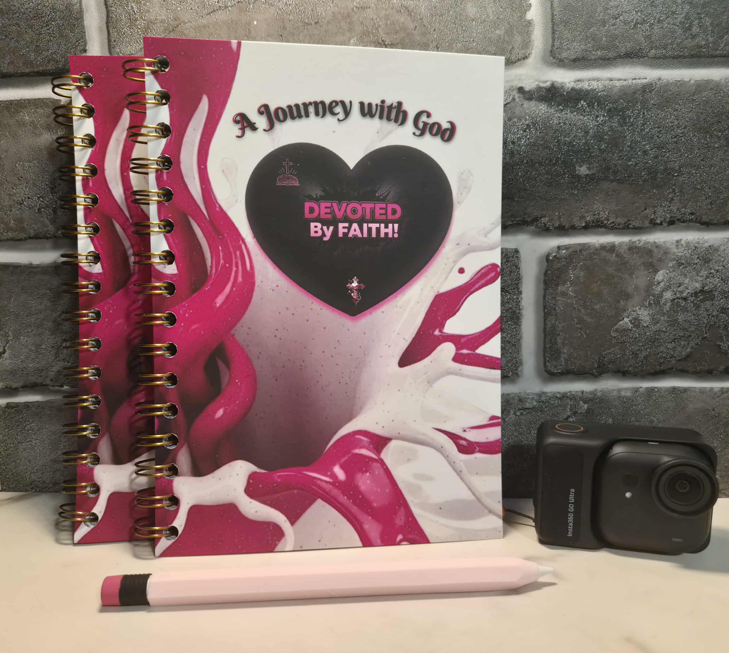 DEVOTED BY FAITH NOTEBOOK (5.8 X 8.3)