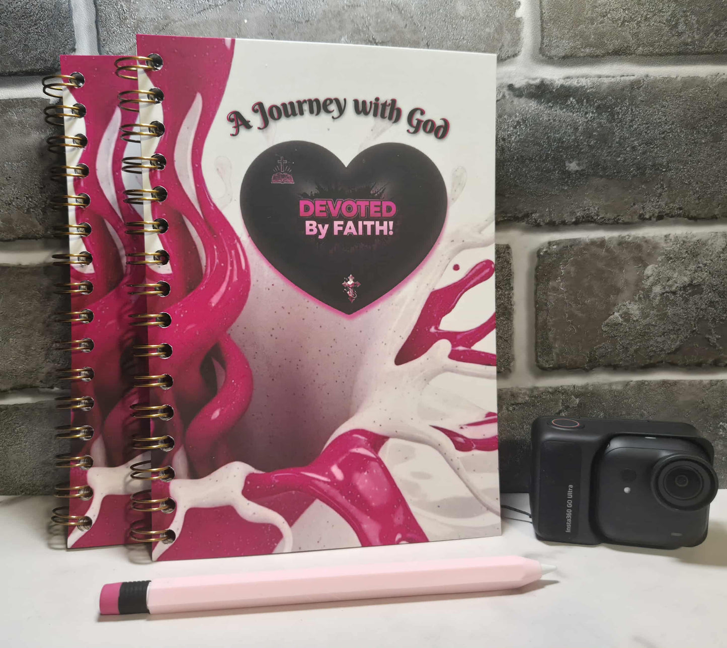 DEVOTED BY FAITH NOTEBOOK (5.8 X 8.3)