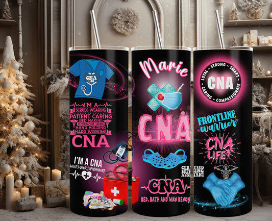 CNA (NURSE) 20oz Personalized Tumbler