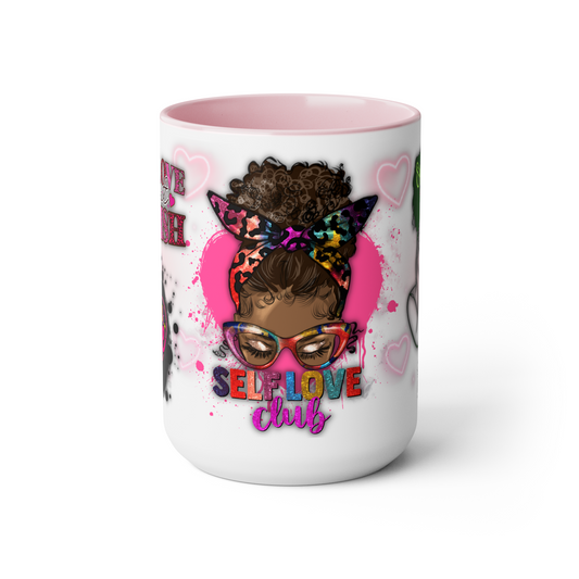 SELF LOVE CLUB MUG (Personalized) 15oz