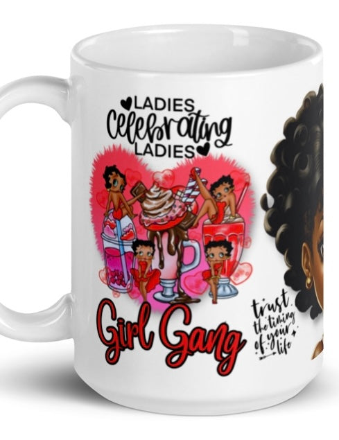 BETTY BOOP (BLACK) MUG   (personalized 0 15oz